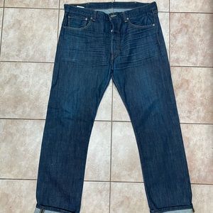 Levi’s 501 dark denim, 38x32